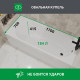 Ванна акриловая 1Marka Monck 170х70 см без ножек (01атл1770)