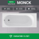 Ванна акриловая 1Marka Monck 180х70 см без ножек (01мон1870)