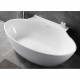 Ванна акриловая Abber 172х103 см с ножками (AB9237)