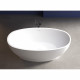 Ванна акриловая Abber 165х80 см отдельностоящая с ножками (AB9207)