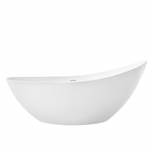 Ванна акриловая Abber 184х79 см отдельностоящая с ножками (AB9233)