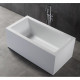 Ванна акриловая Abber 160х80 см отдельностоящая с ножками (AB9406-1.6)