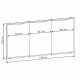 Экран для ванны фронтальный 1Marka Grunge Loft МДФ 180х55 см коричневый откидной (GL180CraftGold)