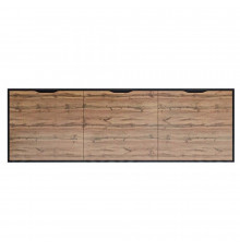 Экран для ванны фронтальный 1Marka Grunge Loft МДФ 150х55 см коричневый откидной (GL150CraftGold)