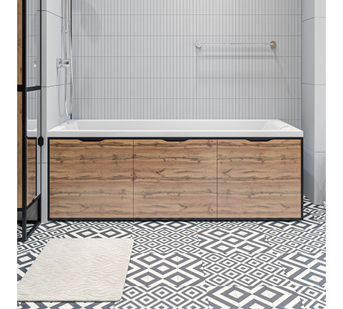 Экран для ванны фронтальный 1Marka Grunge Loft МДФ 150х55 см коричневый откидной (GL150CraftGold) Экран для ванны фронтальный 1Marka Grunge Loft МДФ 150х55 см коричневый откидной (GL150CraftGold)