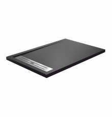 Поддон WasserKraft Abens искусственный камень 120х80х4 см прямоугольник черный низкий (20T06)
