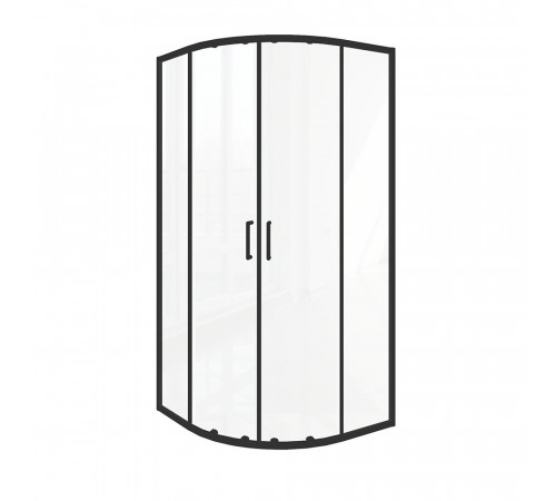 Душевой уголок Good Door Lite R-100-C-B черный 100х100х190 см четверть круга стекло прозрачное 5 мм (ЛТ00026) Душевой уголок Good Door Lite R-100-C-B черный 100х100х190 см четверть круга стекло прозрачное 5 мм (ЛТ00026)