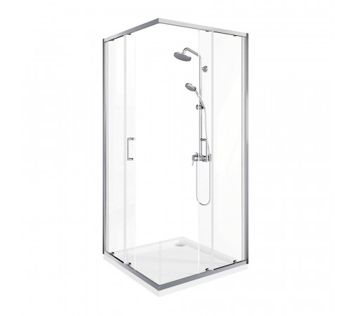 Душевой уголок Good Door Lite CR-100-C-CH хром 100х100х190 см квадрат стекло прозрачное 5 мм (ЛТ00006) Душевой уголок Good Door Lite CR-100-C-CH хром 100х100х190 см квадрат стекло прозрачное 5 мм (ЛТ00006)