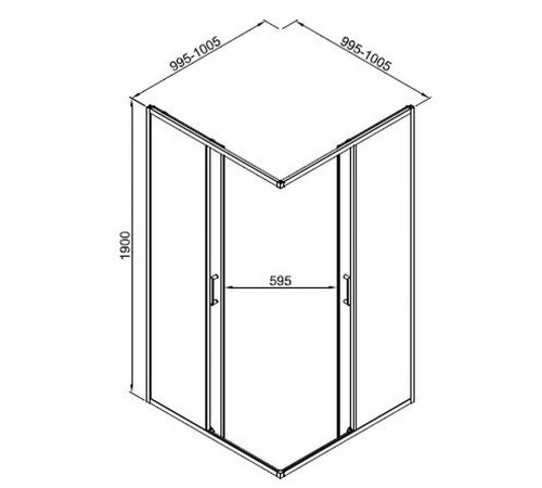 Душевой уголок Good Door Lite CR-100-C-CH хром 100х100х190 см квадрат стекло прозрачное 5 мм (ЛТ00006) Душевой уголок Good Door Lite CR-100-C-CH хром 100х100х190 см квадрат стекло прозрачное 5 мм (ЛТ00006)