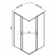 Душевой уголок Good Door Lite CR-100-C-CH хром 100х100х190 см квадрат стекло прозрачное 5 мм (ЛТ00006)
