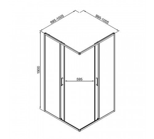 Душевой уголок Good Door Lite CR-100-C черный 100х100х190 см квадрат стекло прозрачное 5 мм (ЛТ00023) Душевой уголок Good Door Lite CR-100-C черный 100х100х190 см квадрат стекло прозрачное 5 мм (ЛТ00023)