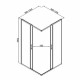 Душевой уголок Good Door Lite CR-100-C черный 100х100х190 см квадрат стекло прозрачное 5 мм (ЛТ00023)