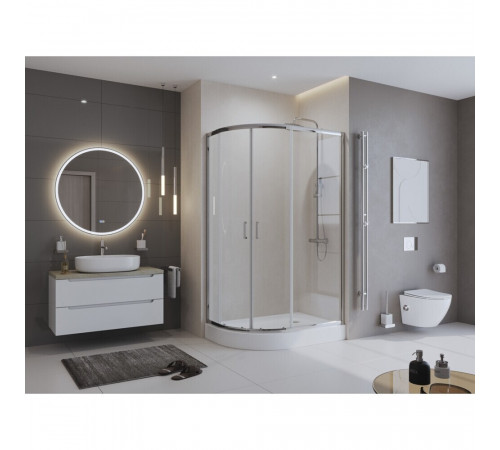 Душевой уголок BelBagno Uno хром 120х90х195 см полукруг стекло прозрачное 5 мм (UNO-195-RH-2-120/90-C-Cr) Душевой уголок BelBagno Uno хром 120х90х195 см полукруг стекло прозрачное 5 мм (UNO-195-RH-2-120/90-C-Cr)