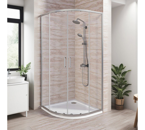 Душевой уголок Good Door Lite R-90-C-CH хром 90х90х190 см четверть круга стекло прозрачное 5 мм (ЛТ00002) Душевой уголок Good Door Lite R-90-C-CH хром 90х90х190 см четверть круга стекло прозрачное 5 мм (ЛТ00002)