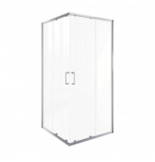 Душевой уголок Good Door Lite CR-80-C-CH хром 80х80х190 см квадрат стекло прозрачное 5 мм (ЛТ00004)