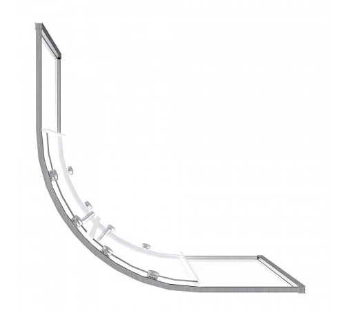 Душевой уголок Good Door Lite R-90-C-CH хром 90х90х190 см четверть круга стекло прозрачное 5 мм (ЛТ00002) Душевой уголок Good Door Lite R-90-C-CH хром 90х90х190 см четверть круга стекло прозрачное 5 мм (ЛТ00002)