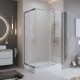 Душевой уголок BelBagno Uno хром 120х80х195 см прямоугольник стекло прозрачное 5 мм (UNO-195-AH-2-120/80-C-Cr)