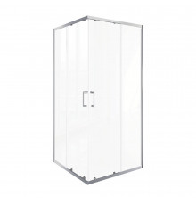 Душевой уголок Good Door Lite CR-100-C-CH хром 100х100х190 см квадрат стекло прозрачное 5 мм (ЛТ00006)