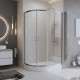 Душевой уголок BelBagno Uno хром 120х90х195 см полукруг стекло прозрачное 5 мм (UNO-195-RH-2-120/90-C-Cr)