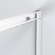 Душевая дверь Domani-Spa DoorCube стекло прозрачное 100х190 см профиль белый 5 мм раздвижная (DS04DCb100L0Cl00.W)
