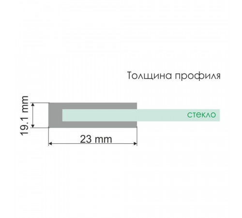 Душевая дверь WasserKraft Dill 61S стекло прозрачное 100х120 см профиль черный 6 мм раздвижная (61S12)