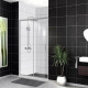 Душевая дверь BelBagno Uno стекло прозрачное 125х185 см профиль хром 5 мм раздвижная (UNO-BF-1-125-C-Cr)