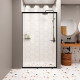 Душевая дверь Domani-Spa DoorCube стекло прозрачное 120х190 см профиль черный 5 мм раздвижная (DS04DCb120L0Cl00.Gt-Black)