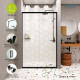Душевая дверь Domani-Spa DoorCube стекло прозрачное 120х190 см профиль черный 5 мм раздвижная (DS04DCb120L0Cl00.Gt-Black)