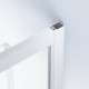 Душевая дверь Domani-Spa DoorCube стекло прозрачное 100х190 см профиль белый 5 мм раздвижная (DS04DCb100L0Cl00.W)