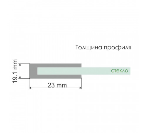 Душевая дверь WasserKraft Elbe 74P стекло прозрачное 100х200 см профиль черный 6 мм распашная (74P12)