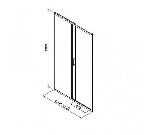Душевая дверь Good Door Lite WTW-110-C-CH стекло прозрачное 110х190 см профиль хром 5 мм раздвижная (ЛТ00007) Душевая дверь Good Door Lite WTW-110-C-CH стекло прозрачное 110х190 см профиль хром 5 мм раздвижная (ЛТ00007)