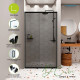 Душевая дверь Domani-Spa DoorCube стекло тонированное 100х190 см профиль черный 5 мм раздвижная (DS04DCb100L0T00.Gt-Black)