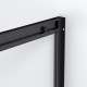 Душевая дверь Domani-Spa DoorCube стекло прозрачное 100х190 см профиль черный 5 мм раздвижная (DS04DCb100L0Cl00.Gt-Black)