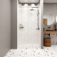 Душевая дверь Domani-Spa DoorCube стекло прозрачное 100х190 см профиль белый 5 мм раздвижная (DS04DCb100L0Cl00.W)