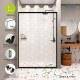 Душевая дверь Domani-Spa DoorCube стекло прозрачное 130х190 см профиль черный 5 мм раздвижная (DS04DCb130L0Cl00.Gt-Black)