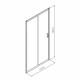 Душевая дверь Domani-Spa DoorCube стекло прозрачное 100х190 см профиль белый 5 мм раздвижная (DS04DCb100L0Cl00.W)