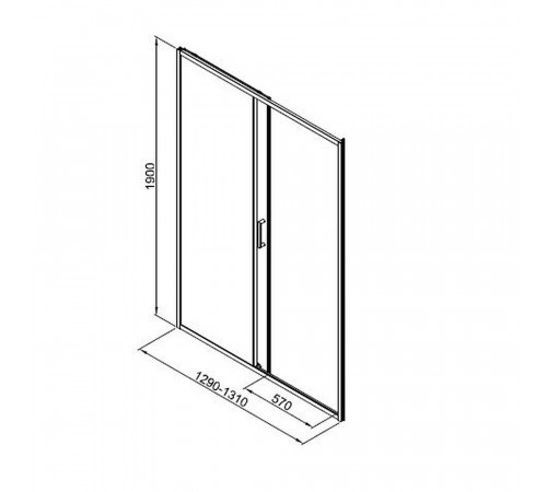 Душевая дверь Good Door Lite WTW-130-C-CH стекло прозрачное 130х190 см профиль хром 5 мм раздвижная (ЛТ00009) Душевая дверь Good Door Lite WTW-130-C-CH стекло прозрачное 130х190 см профиль хром 5 мм раздвижная (ЛТ00009)