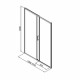Душевая дверь Good Door Lite WTW-130-C-CH стекло прозрачное 130х190 см профиль хром 5 мм раздвижная (ЛТ00009)