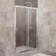 Душевая дверь BelBagno Unique стекло матовое 115х190 см профиль хром 5 мм раздвижная (UNIQUE-BF-1-100/115-P-Cr)