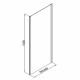 Боковая стенка Good Door Lite SP-80-C-CH хром 80х190 см стекло прозрачное 5 мм (ЛТ00012)