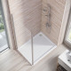 Боковая стенка Good Door Lite SP-100-C-CH хром 100х190 см стекло прозрачное 5 мм (ЛТ00014)
