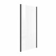 Боковая стенка Good Door Lite SP-90-C-B черная 90х190 см стекло прозрачное 5 мм (ЛТ00016)