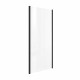 Боковая стенка Good Door Lite SP-100-C-B черная 100х190 см стекло прозрачное 5 мм (ЛТ00015)