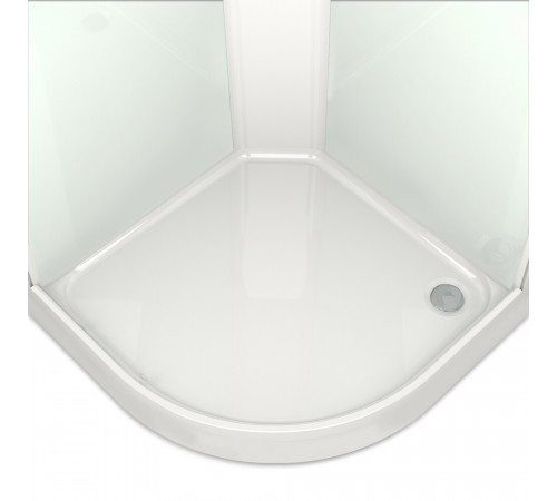 Душевая кабина Domani-Spa Delight Slim 90х90х218 см стекло матовое 4 мм с низким поддоном полукруг Душевая кабина Domani-Spa Delight Slim 90х90х218 см стекло матовое 4 мм с низким поддоном полукруг