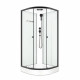 Душевая кабина Domani-Spa Delight Slim 80х80х218 см стекло прозрачное 4 мм с низким поддоном полукруг