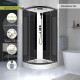 Душевая кабина Domani-Spa Delight Slim 90х90х218 см стекло прозрачное 4 мм с низким поддоном полукруг