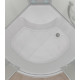 Душевая кабина Erlit Comfort 90х90х215 см стекло матовое 4 мм с высоким поддоном полукруг