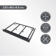 Экран для поддона Ulitka ПВХ 120х80х9,5 см прямоугольник черный (74104295)