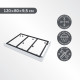 Экран для поддона Ulitka ПВХ 120х80х9,5 см прямоугольник белый (74104294)