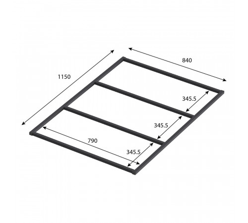 Каркас для поддона Good Door Stella металл 120х90х15 см прямоугольник (КП00006) Каркас для поддона Good Door Stella металл 120х90х15 см прямоугольник (КП00006)